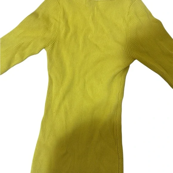 Anthropologie Lime Long Sleeve Top - Picture 3 of 6